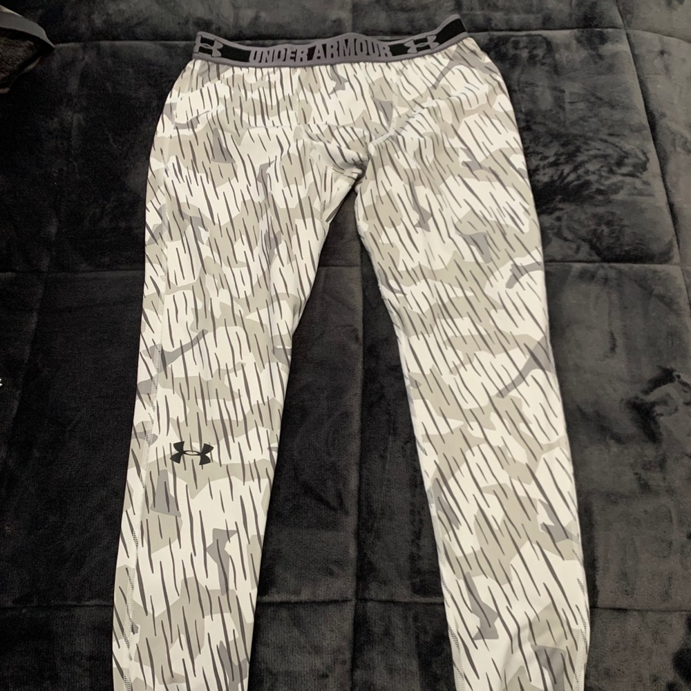 Under armor heat grey compression leggings